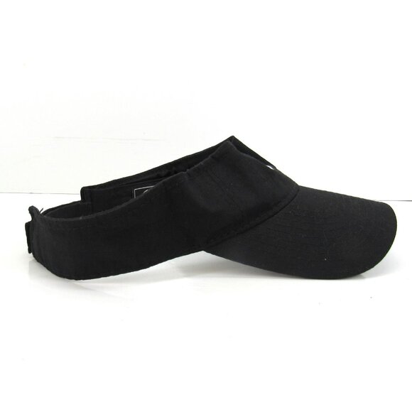 Roche Healthcare Co. Embroidered Logo Men's Black Adjustable Strap Back Visor - Picture 4 of 6